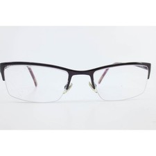 Ellen Tracy Beijing CV Purple Semi Rimless Eyeglasses Frames 53-19-140