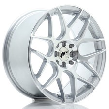 Un cerchio Cerchi JR Wheels JR18 17x8 ET35 mm 4x100/114 argento spazzolato