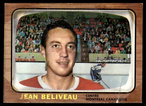 Jean Beliveau #73 1966 Topps card