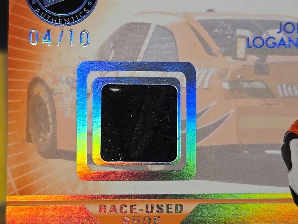 Joey Logano - 2009 Press Pass VIP - Lead Foot Holofoil SSP #'d 4/10 - Rare - Image 2 of 3