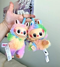 Rainbow ONE Monster Plush Keychain  – Soft Furry Collectible Doll Christmas Gift