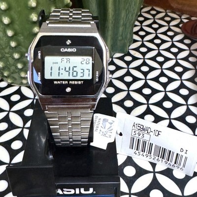 CASIO A159WAD ダイヤモンド Natural Diamond CASIO A159WAD-1D (Parallel Import) for sale online