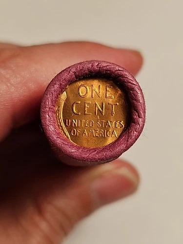 TAILS DATE? OBW ORIG BANK WRAP BU UNCIRCULATED LINCOLN WHEAT CENT PENNY ROLL