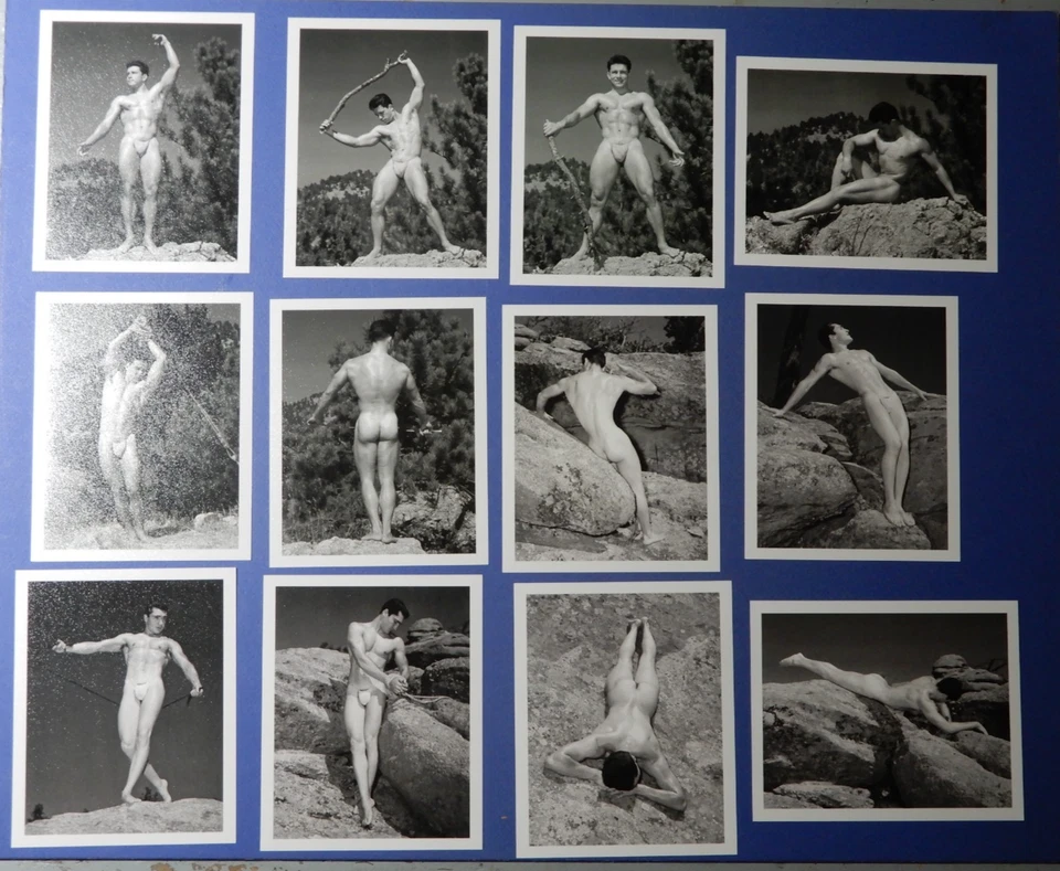 Conjunto de gremio de fotografía occidental de culturismo físico Dave Adducci y Ray Berlin Foto 2 de 4