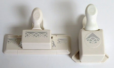 Martha Stewart SWIRLING LACE Edge  Corner Punch Set PUNCH AROUND THE PAGE Rings