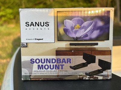 Sanus Extendable Soundbar Mount, Includes Both Brackets Required