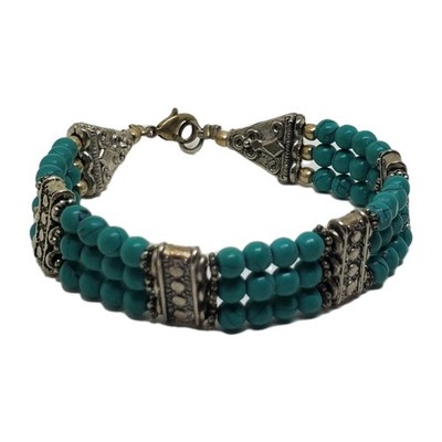 Turquoise Beads Bracelet Fashion Jewelry 