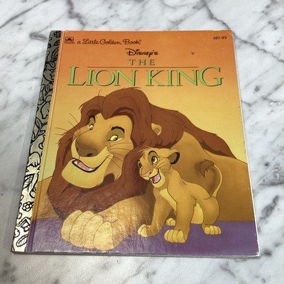 Disney's The Lion King Little Golden Book 1994 Hardcover Children's Classic