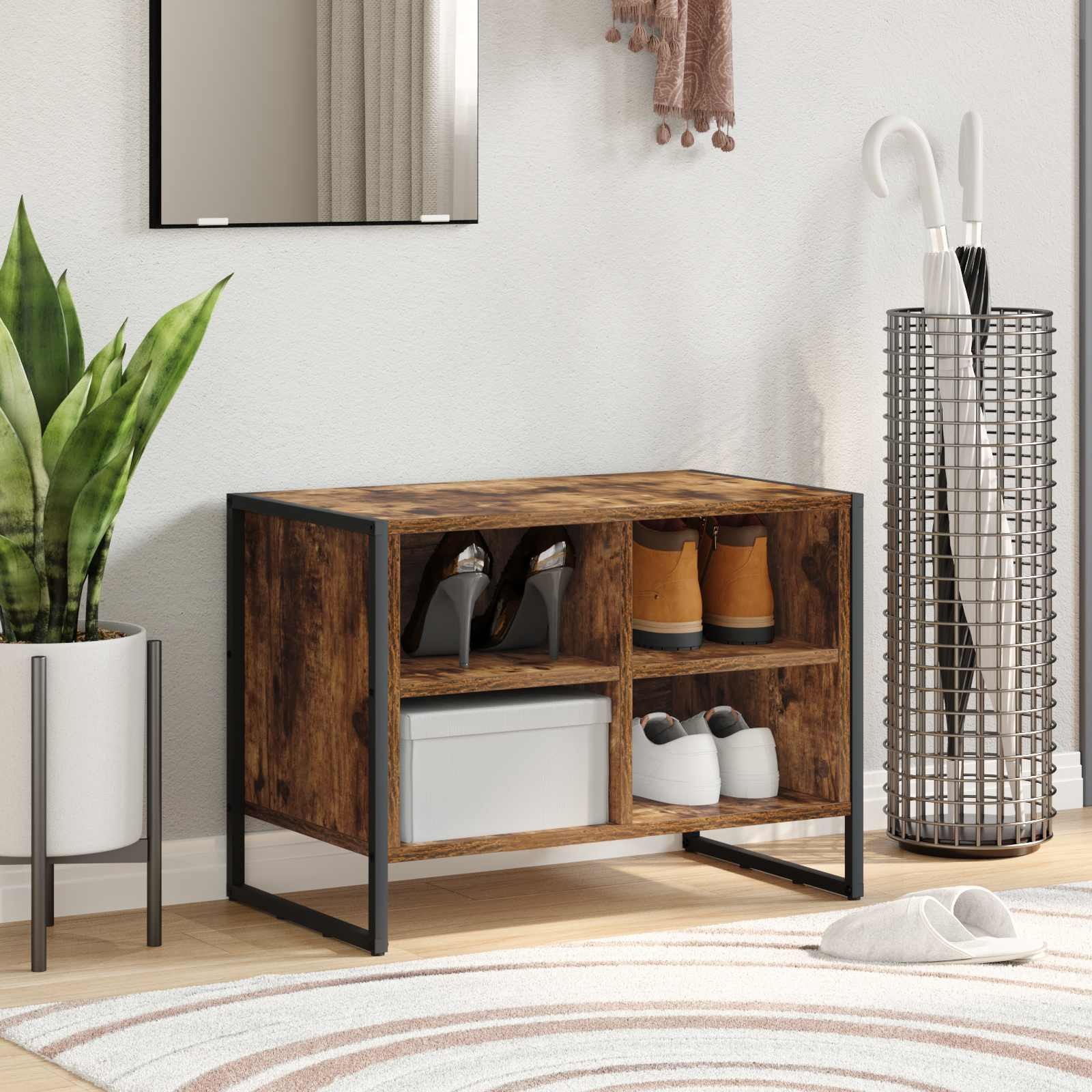 Offerta Mobile Scarpe Quercia Fumosa 60x35x44 cm | Miglior Prezzo