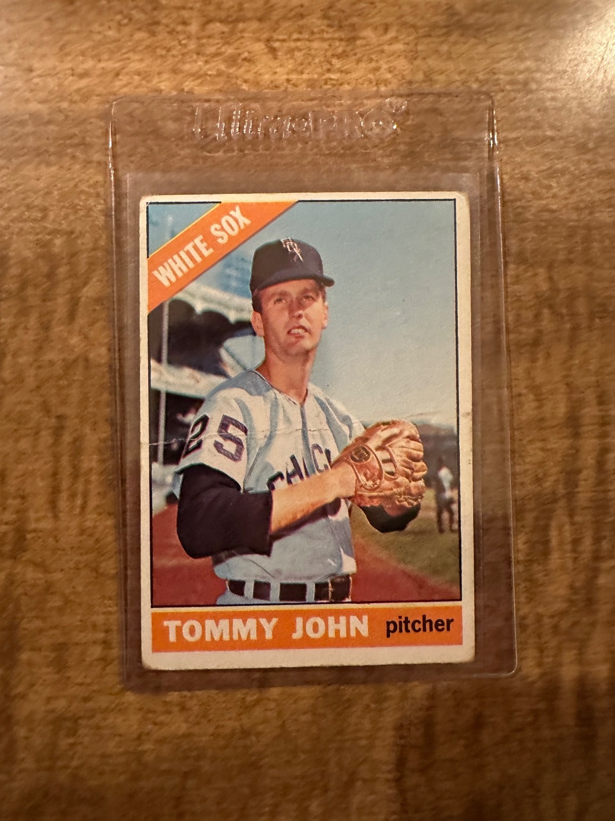 Tommy John Topps 1966 #486 Chicago White Sox