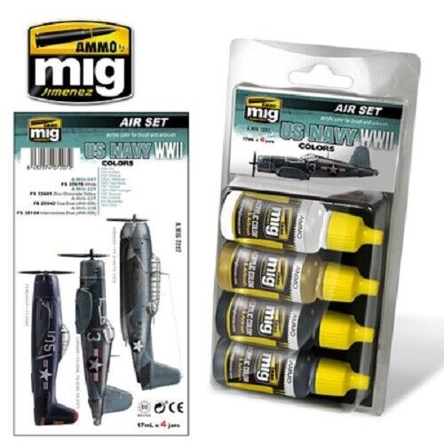Ammo Mig A.MIG7207 US Navy WWII colours Acrylic Paint Set