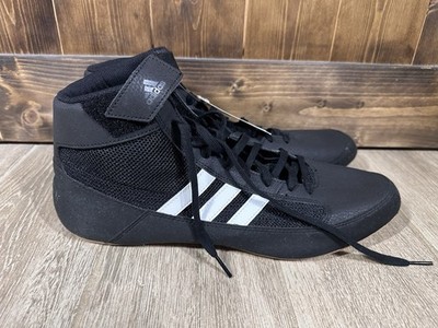 Adidas HVC 2 Wrestling Shoes NWOB Men s Size 14.5 Black White Lightweight