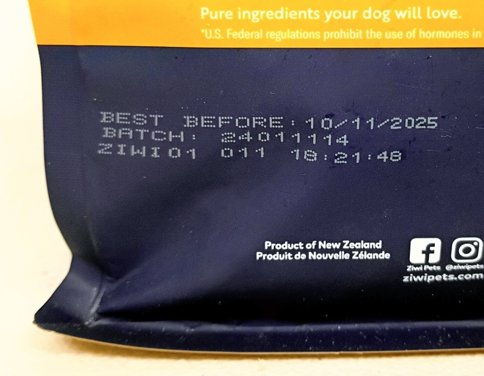 ZIWI Peak Air-Dried Dog Food &ndash; Chicken - All Natural 2.2 lbs 10/11/2025