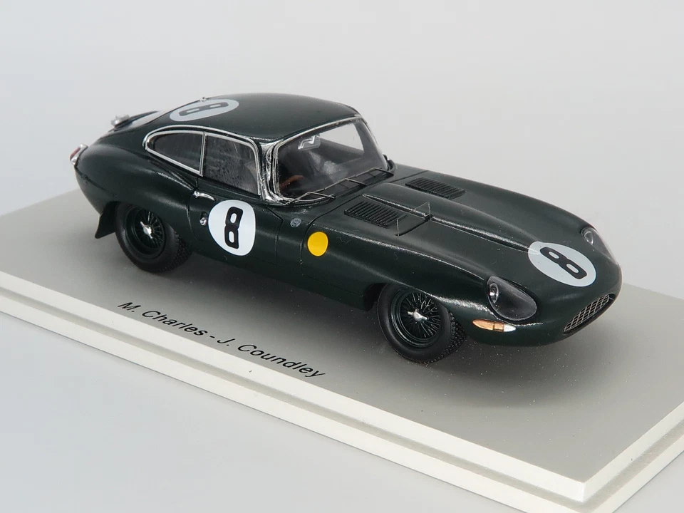 Jaguar E #8 LM 1962 M. Chatles - J. Coundley  -  1:43 SPARK S2103 - Immagine 3 di 4
