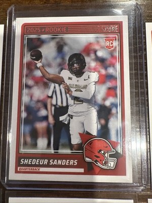 2025 Score Cleveland Browns Rookie Set 7 Cards Shedeur Sanders, Gabriel, Judkins