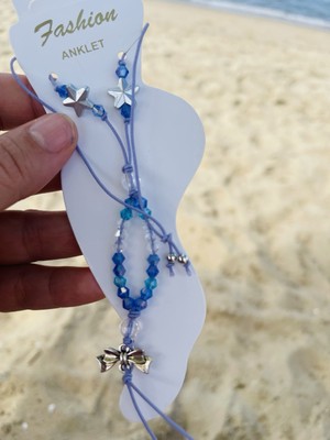 Woman Ankle Beach Summer All Sizes Blue