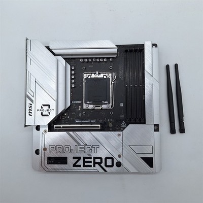 MSI B650M Project Zero Gaming Motherboard (AM5, DDR5, mATX)