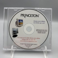 Vintage 2000 Princeton Monitor Drivers And Utilities CD-ROM Ver 6.40 Software