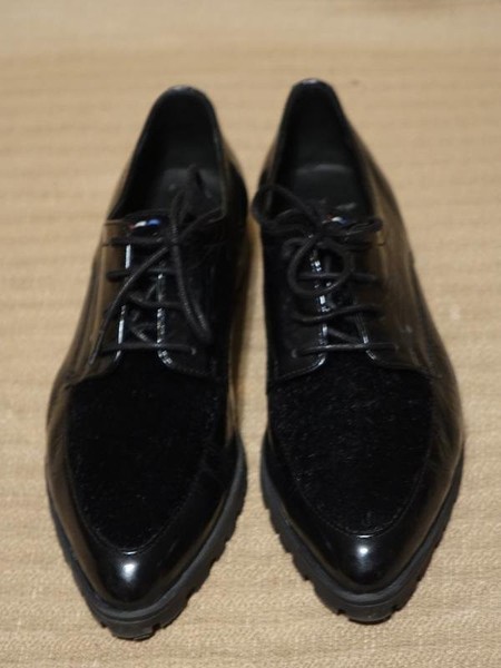 Women Daniel Hechter Heels Black Leather 39