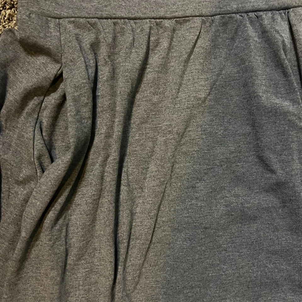 Falda para mujer Sahalie gris informal línea A elástica talla L Foto 3 de 4