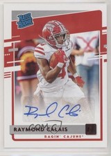 2020 Panini Chronicles Draft Picks Red Raymond Calais #7 Auto rp4
