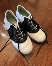 Girls saddle Shoes California Costumes Size 1  1950  s Costume