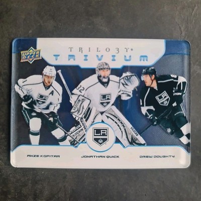 2023-24 Upper Deck Trilogy Trivium TR18 Anze Kopitar/Jonathan Quick/Drew Doughty