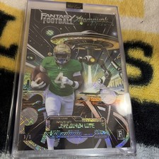 Jeremiyah Love 2026 Wild Card Atom Punk Mammoth RC #d 1/1 AZ Notre Dame