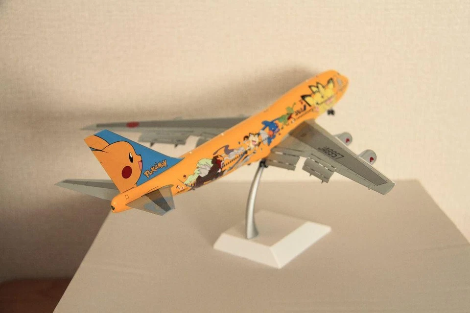 Jc Wings Ana B747-400 Pokemon Jumbo Jet 1200 Scale Diecast Model Airplane All - Image 4 of 4
