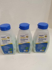 3 x Equate Extra Strength Antacid Chewable Tablets, 750 mg, 96 Ct SHIPS SAME DAY