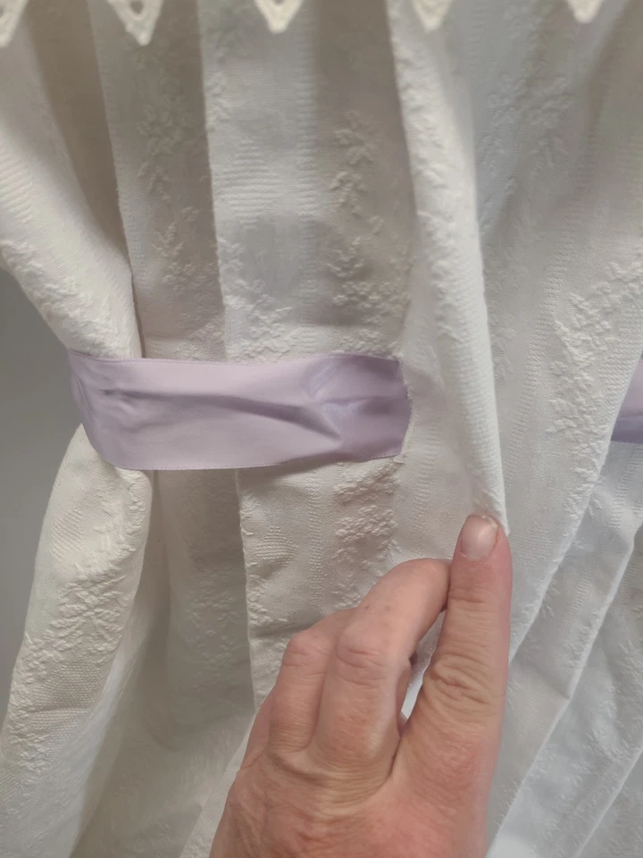 Youngland Couture vintage size 14 white dress made in USA - Image 3 of 4