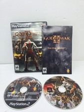 God of War II PS2 Playstation 2 Two Disc Set Sony Complete