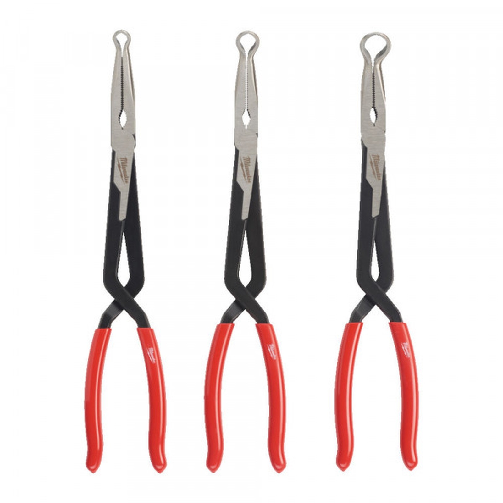 Hose Grip Pliers - 3 Piece Set - Increased Reach in Tight Spaces - MILWAUKEE