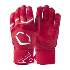 Evoshield Carbyne Wrist Wrap Adult Baseball Batting Gloves - Scarlet - Large