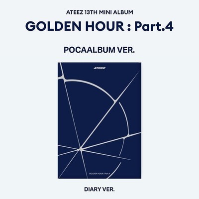 ATEEZ GOLDEN HOUR : PART.4 13th Mini Album POCA Ver/QR+2Sticker+2
