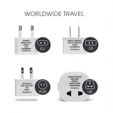 TRAVEL SMART by Conair Travel Worldwide Power Adapter Plug 4pc Set