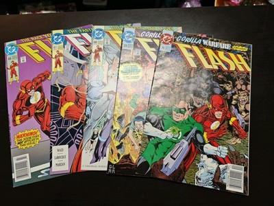 DC Comics THE FLASH #66 70 (1992) Komplettsatz   Gorilla Warfare   Waid/Larocque