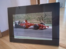 Rubens Barrichello oryginalne podpisane zdjęcie Ferrari F2002 Formuła 1 sezon 2002