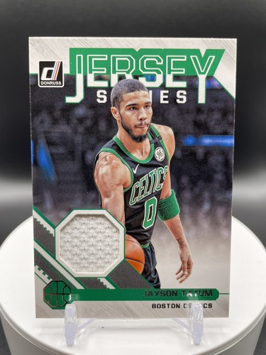 2020-21 Donruss - Jayson Tatum Jersey Series Patch JS-JTT Celtics GAME USED