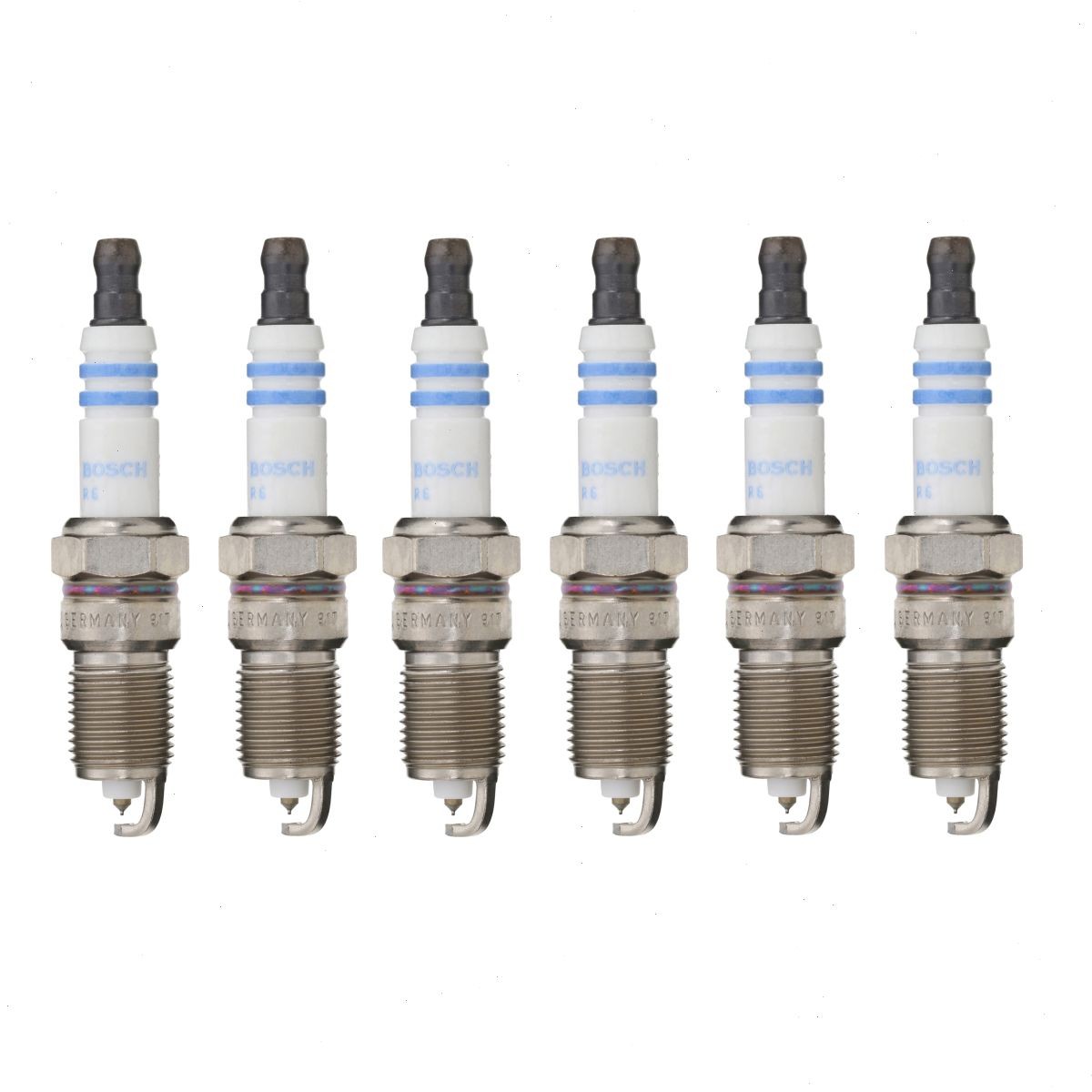 6 pc Bosch Double Iridium Spark Plugs for 1992-1993 Buick Riviera 3.8L V6 sn