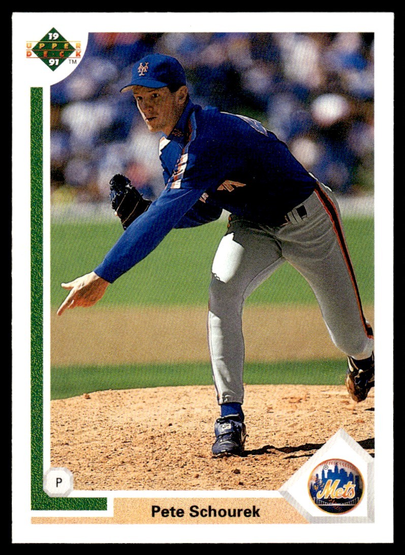 Pete Schourek RC 1991 Upper Deck #766 New York Mets 31891 Baseball Card