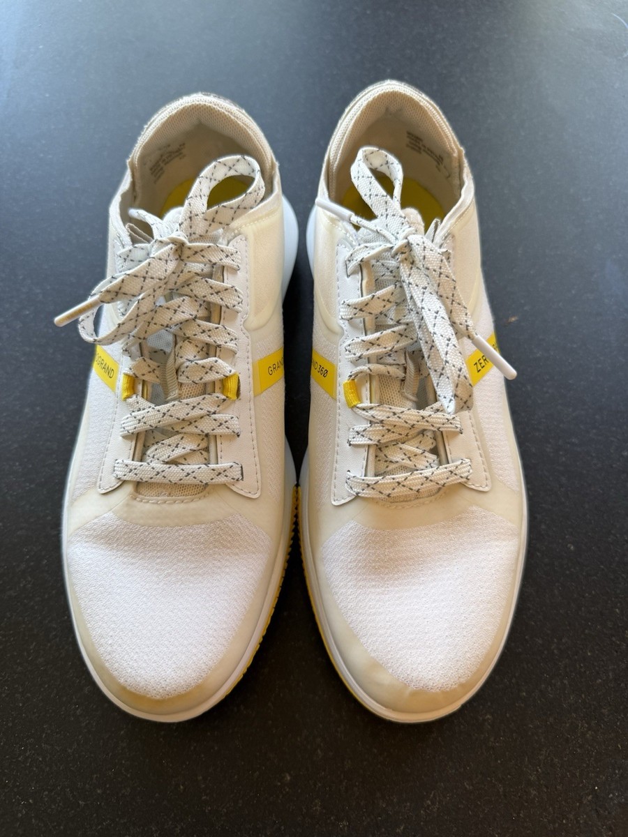 Cole Haan ZEROGRAND Women's Sneaker White Yellow Lace Up W22621