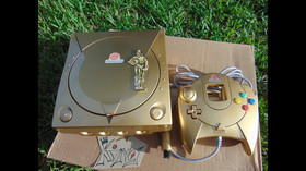 💙 SEGA Dreamcast HKT 3020 Home Console  🌟 Star Wars C-3PO 💙 ✨ ❤️✨ ❤️ GOLD