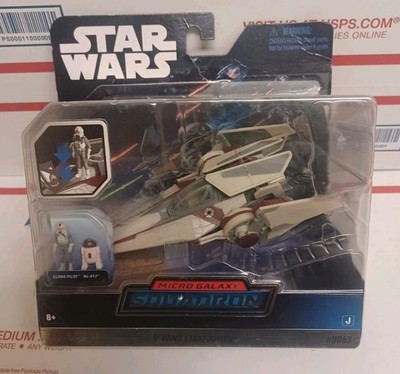Star Wars Micro Galaxy Squadron Series 3 V-WING STARFIGHTER 0063 Ships Fast!