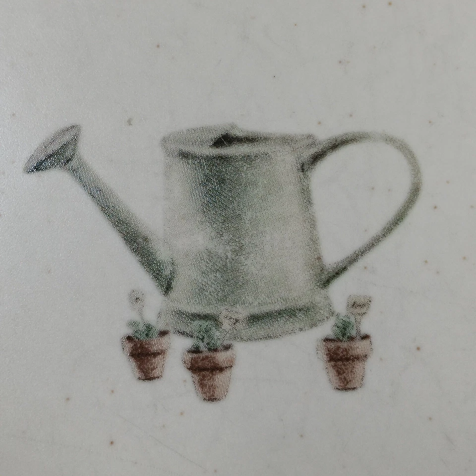 Portfolio By Phfaltzgraff Naturewood  Salad Plate 8" Diameter Green Floral Print - Image 2 of 4