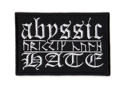 Abyssic Hate Embroidered Sew On Patch Australian Black Metal Music Band Logo