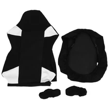  1 Set Cover For Gaming Chairs - Swivel Armchair Stretch Mesh Cloth Protector -