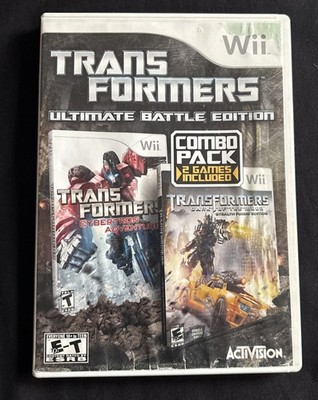 Transformers -- Ultimate Battle Edition (Nintendo Wii) No Manual TESTED