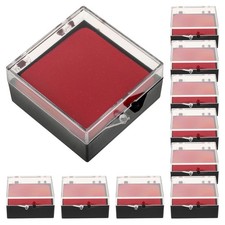 10 Pcs Transparent Box Jewelry Packaging Boxes Organizers and Storage
