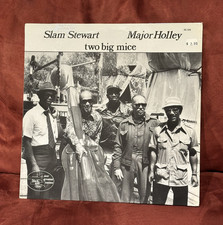 Slam Stewart Major Holley Two Big Mice LP French Import Black & Blue 33-124